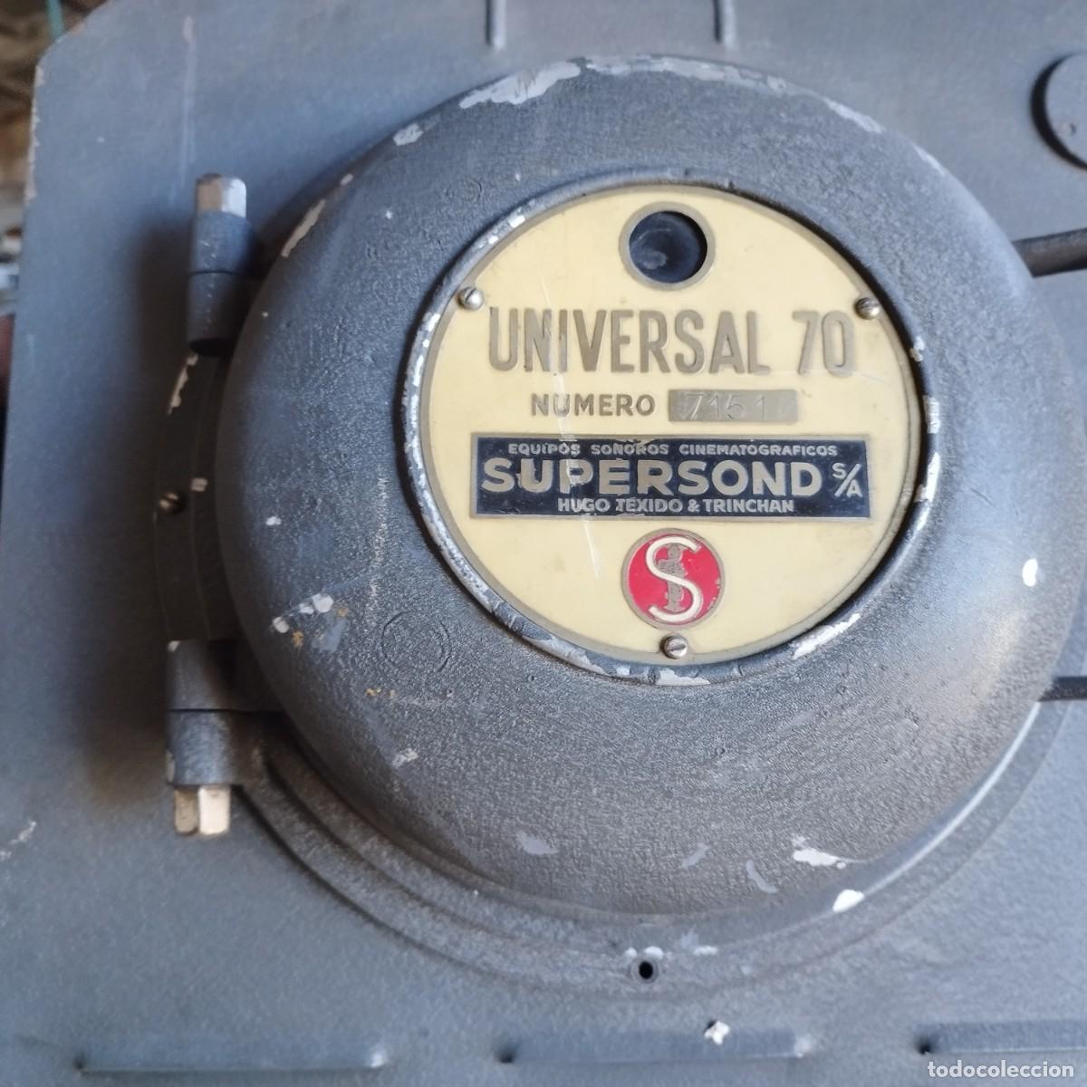 Antig&uuml;edades: PROYECTOR SALA CINE - UNIVERSAL 70 SUPERSOND - Foto 6