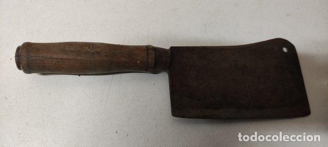 Antig&uuml;edades: ANTIGUO MACHETE DE CARNICERO - Foto 2