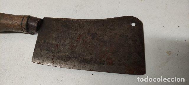 Antig&uuml;edades: ANTIGUO MACHETE DE CARNICERO - Foto 3