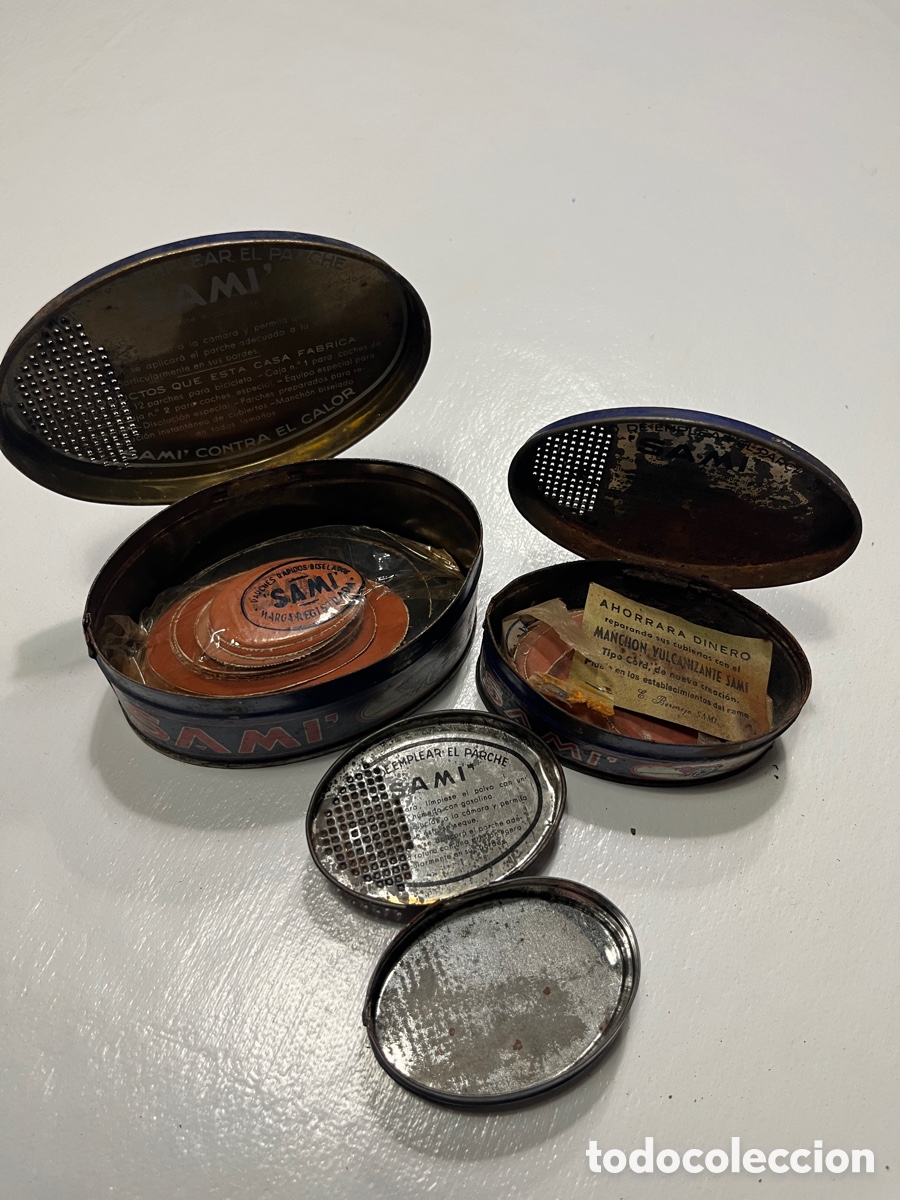 Antig&uuml;edades: Cajas parches Sami lata - Foto 3