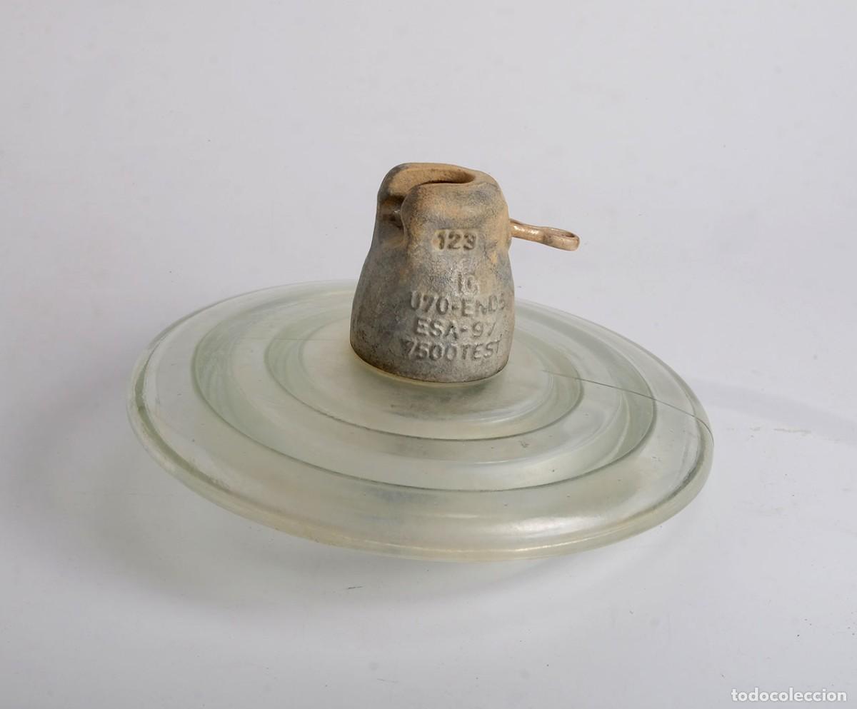Antig&uuml;edades: Gran j&iacute;cara de cristal de 25 cm de di&aacute;metro - Foto 2