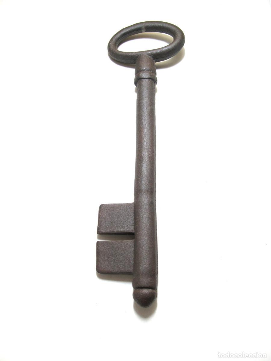 Antig&uuml;edades: Llave antigua de metal, Largo 18 cm - Foto 3