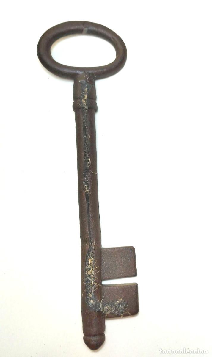 Antig&uuml;edades: Llave antigua de metal, Largo 18 cm - Foto 7