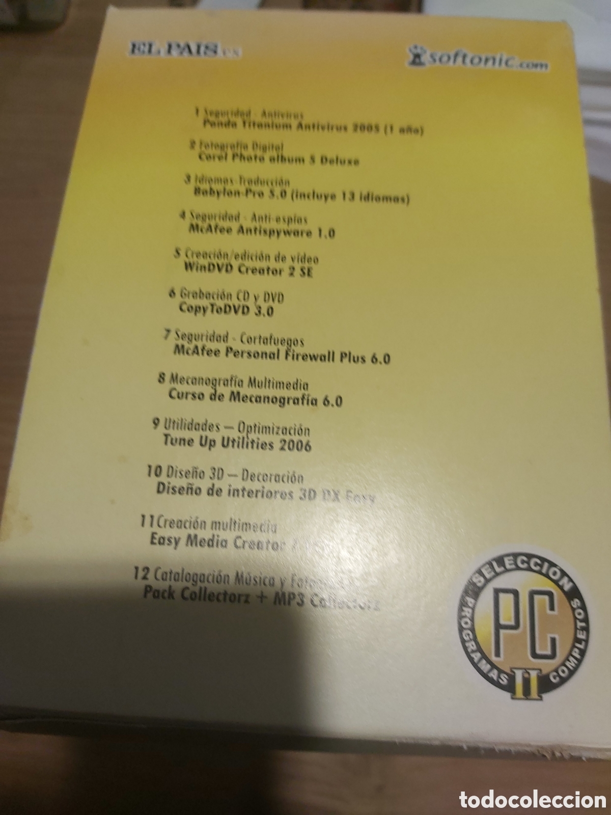 Antig&uuml;edades: Programas pc selecci&oacute;n II 2005 - Foto 4