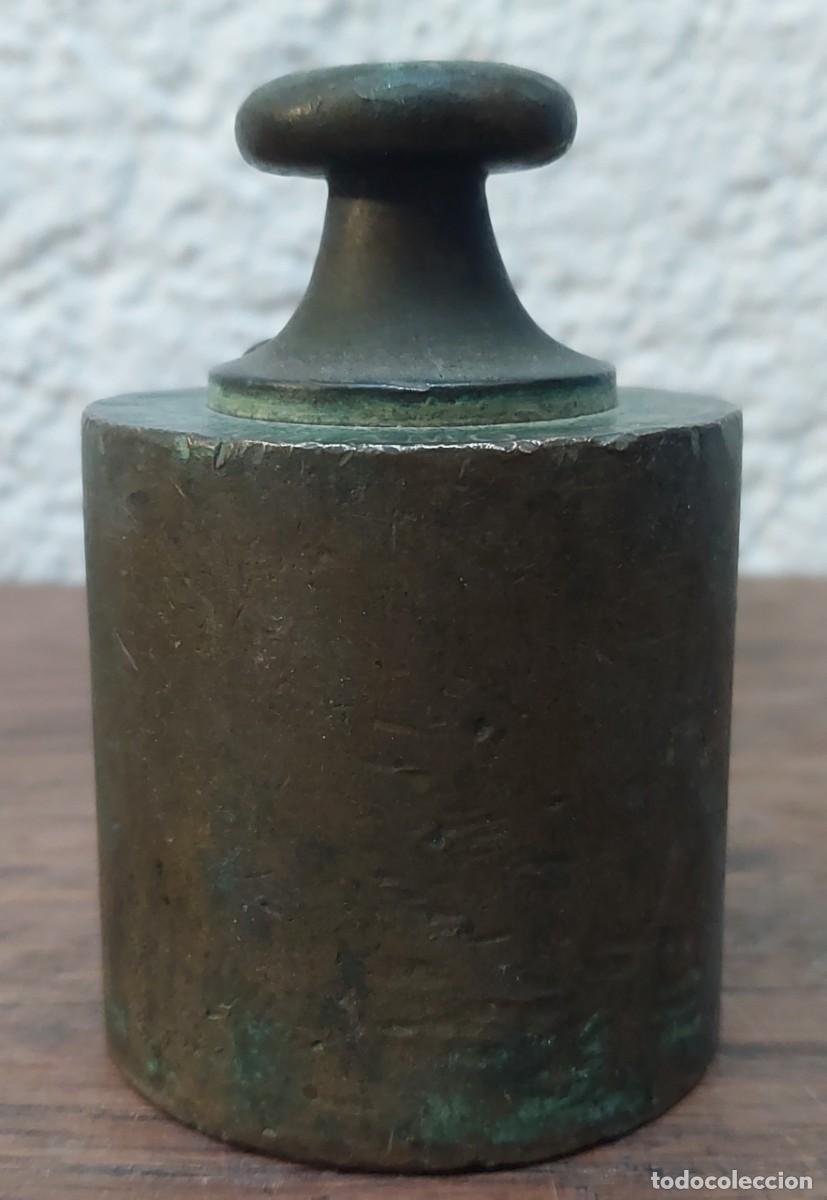 Antig&uuml;edades: PESA DE 1 KILO EN BRONCE - Foto 3