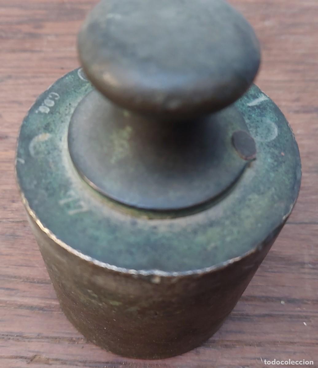 Antig&uuml;edades: PESA DE 1 KILO EN BRONCE - Foto 7