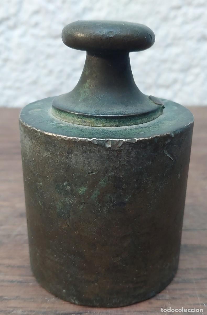 Antig&uuml;edades: PESA DE 1 KILO EN BRONCE - Foto 8