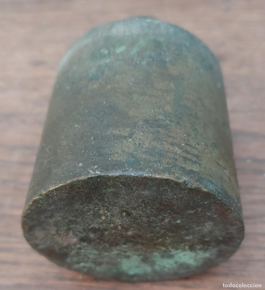 Antig&uuml;edades: PESA DE 1 KILO EN BRONCE - Foto 10