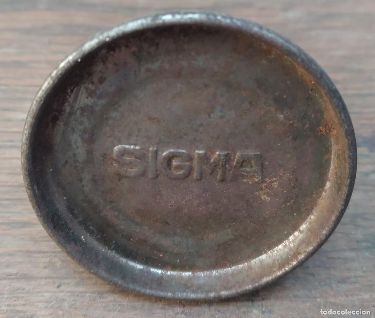 Antig&uuml;edades: ACEITERA DE MAQUINA DE COSER SIGMA - Foto 5