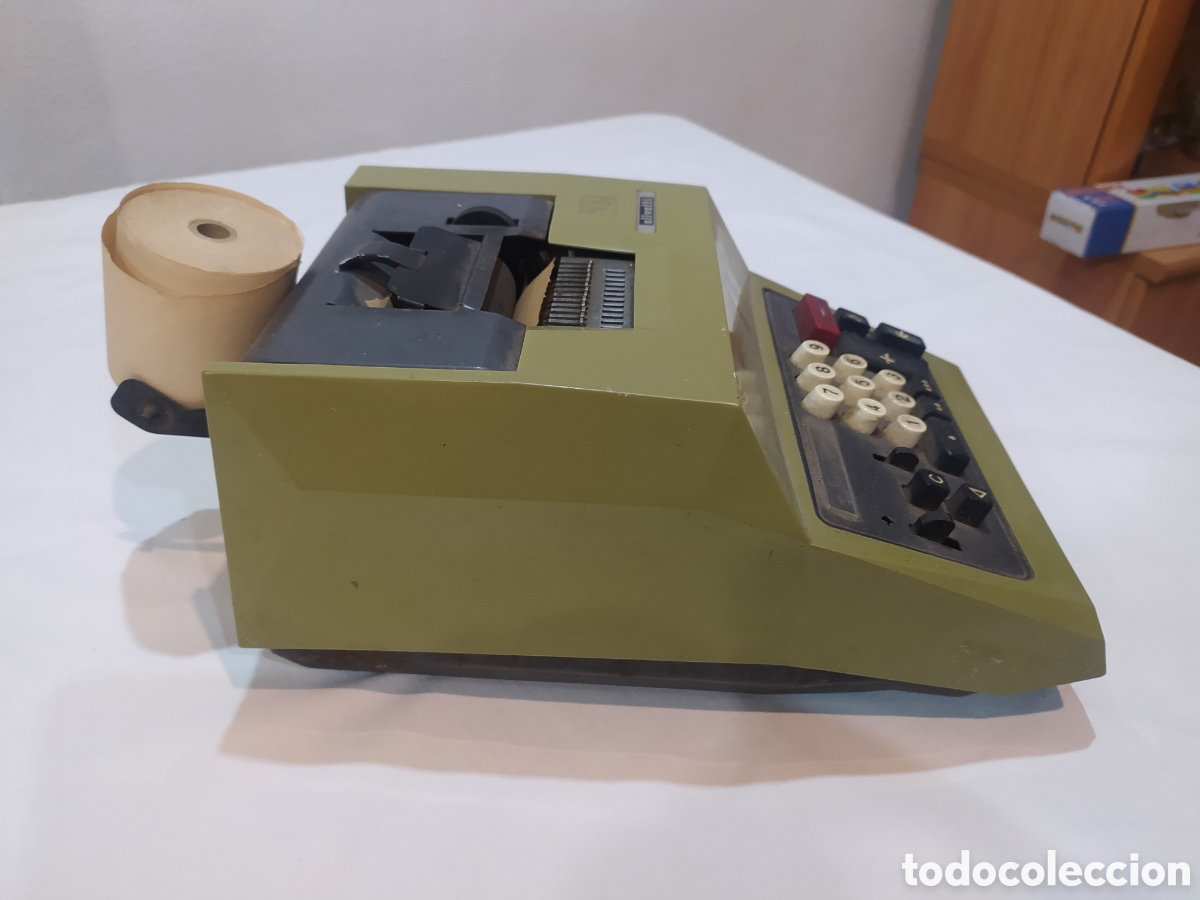 Antig&uuml;edades: Antigua m&aacute;quina calcular hispano Olivetti - Foto 7