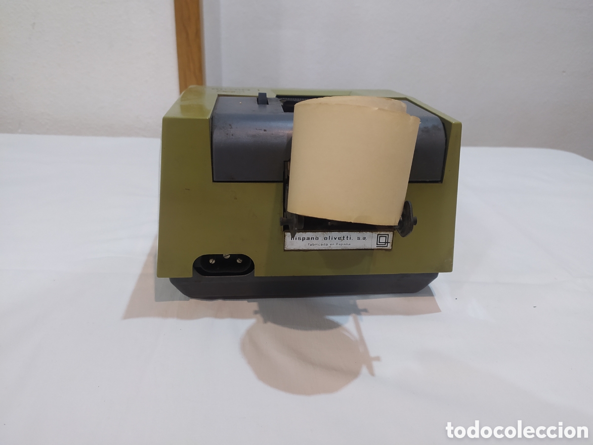 Antig&uuml;edades: Antigua m&aacute;quina calcular hispano Olivetti - Foto 9