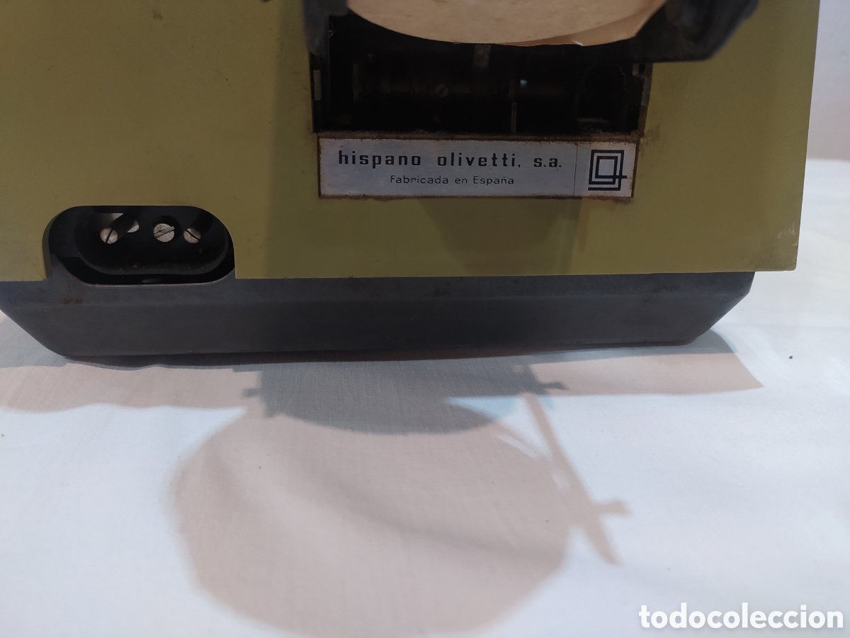 Antig&uuml;edades: Antigua m&aacute;quina calcular hispano Olivetti - Foto 10