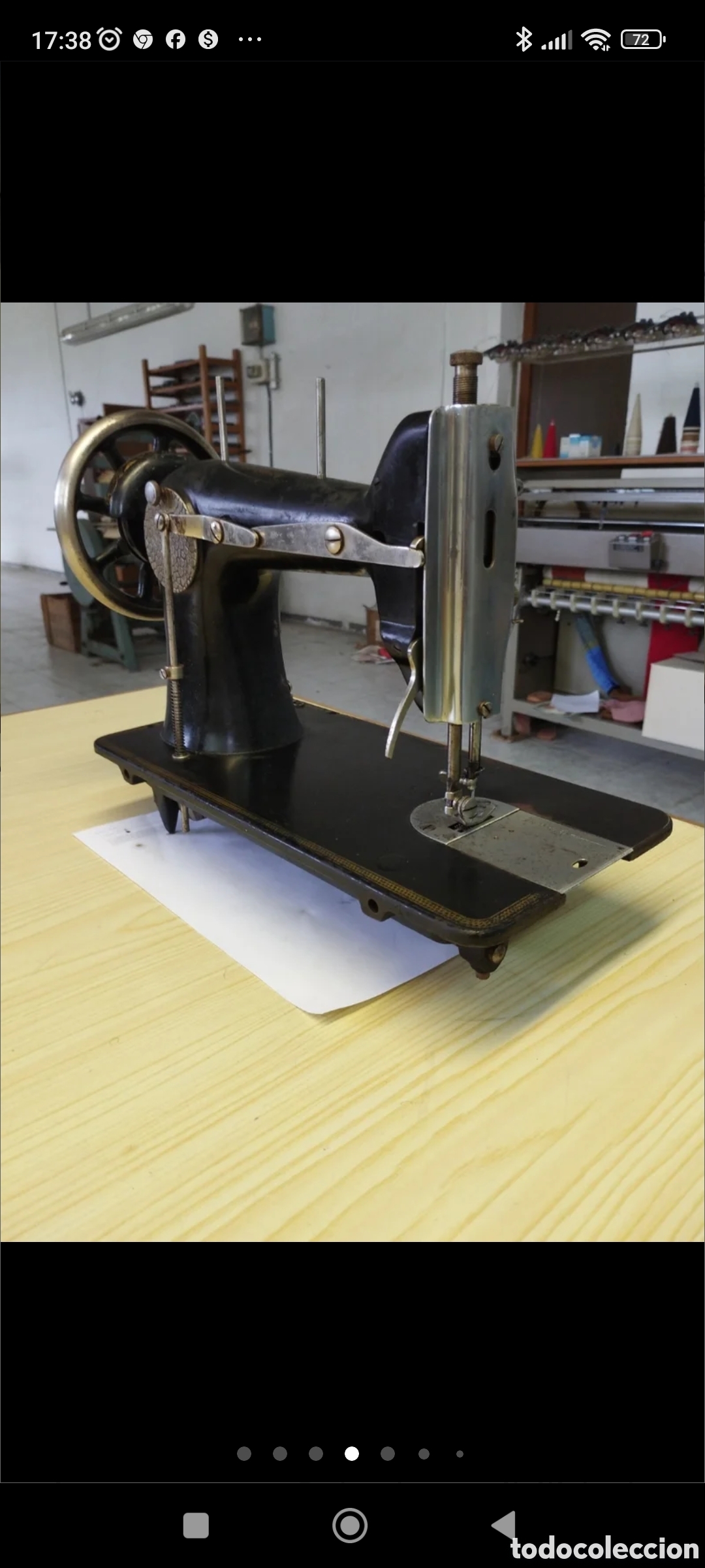 mesa máquina de coser sigma- ocasión. rebajada - Compra venta en  todocoleccion