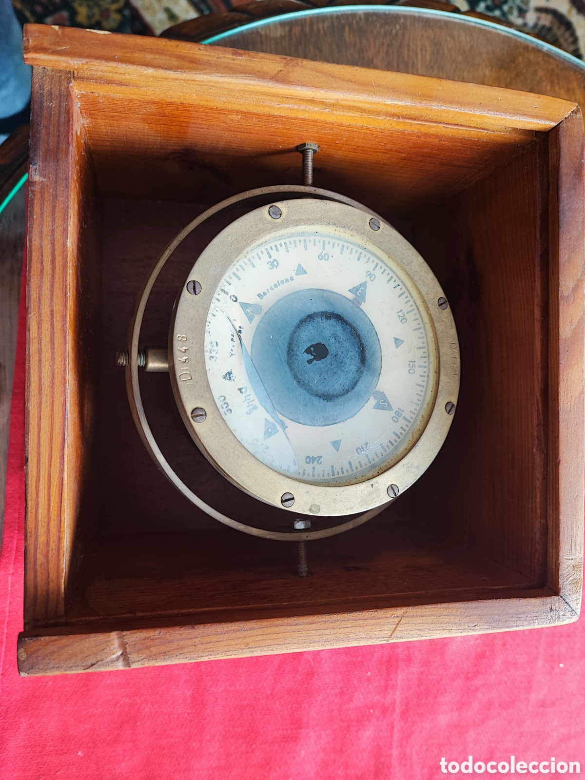 Antig&uuml;edades: Rosa de los vientos de barco - Foto 3