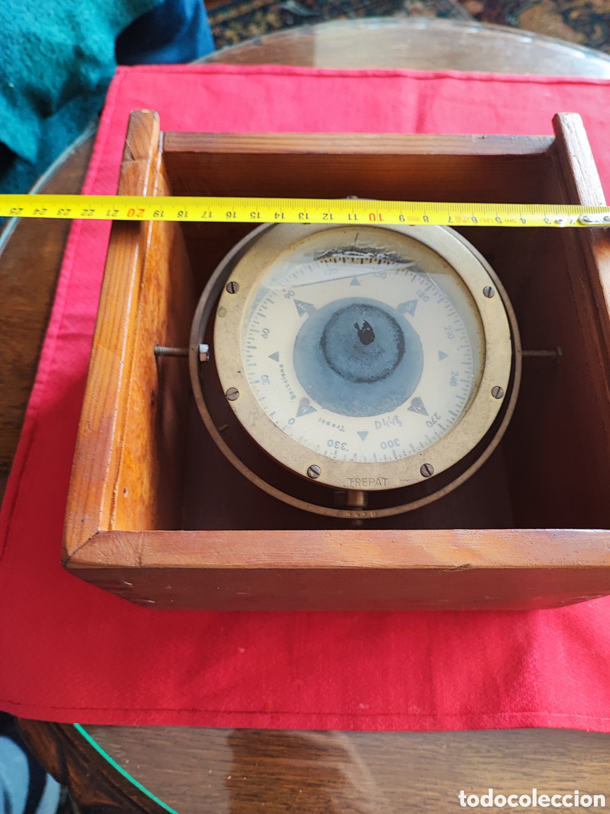 Antig&uuml;edades: Rosa de los vientos de barco - Foto 6