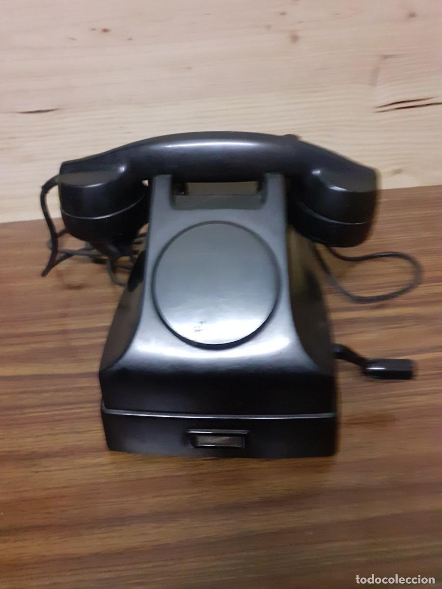 Tel&eacute;fonos: Telefono supletorio Ericsson manivela baquelita - Foto 1
