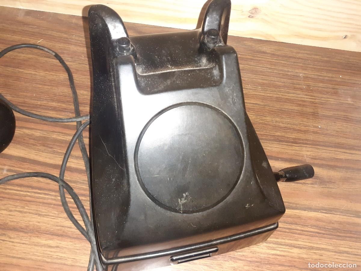 Tel&eacute;fonos: Telefono supletorio Ericsson manivela baquelita - Foto 6