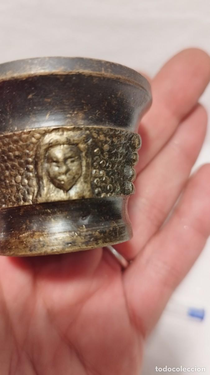 Antig&uuml;edades: Antiguo Mortero o Almiirez de Bronce - Foto 4
