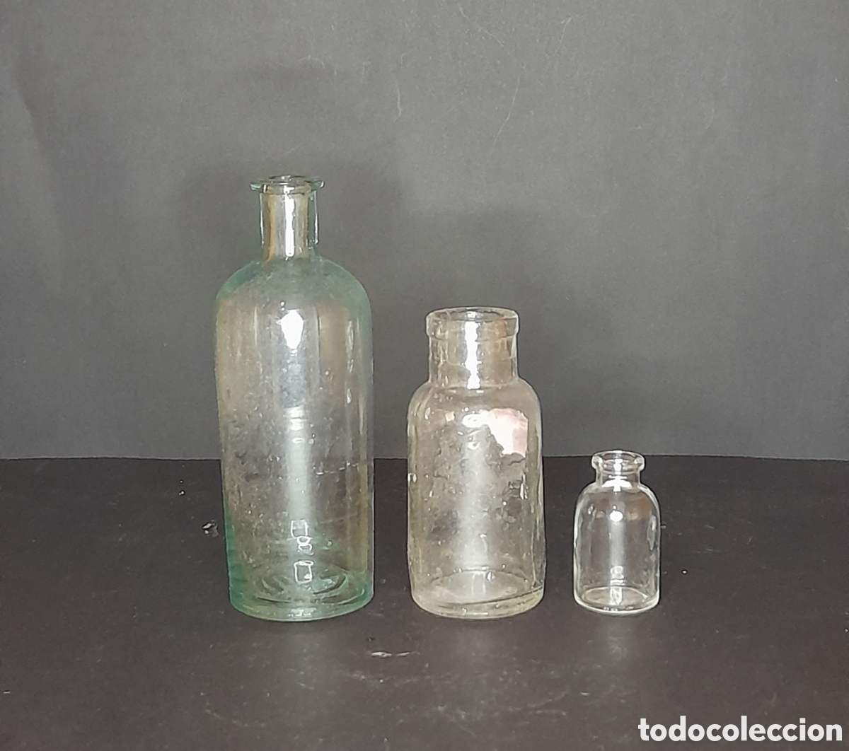 Antig&uuml;edades: Antiguas botellas de farmacia. - Foto 2