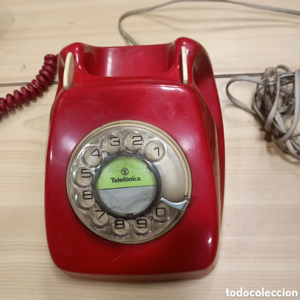 Tel&eacute;fonos: Telefono de disco modelo hidalgo,de Telefonica - Foto 2