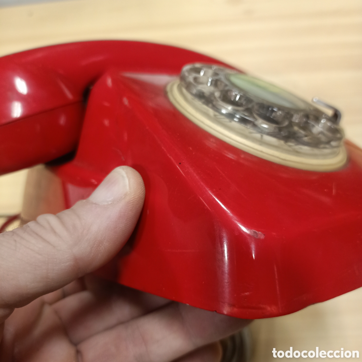 Tel&eacute;fonos: Telefono de disco modelo hidalgo,de Telefonica - Foto 7