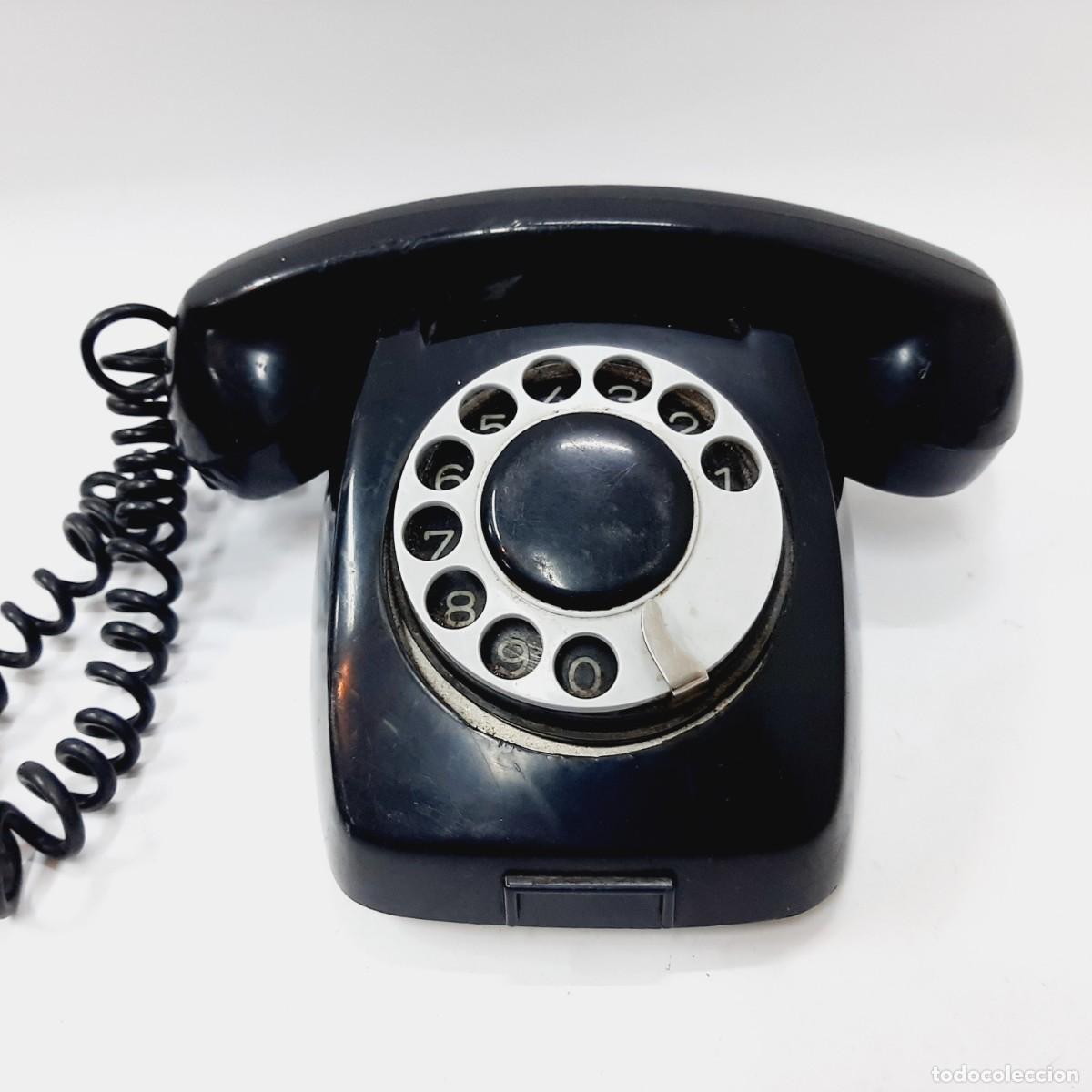 Tel&eacute;fonos: Tel&eacute;fono de disco antiguo(6,5) - Foto 5