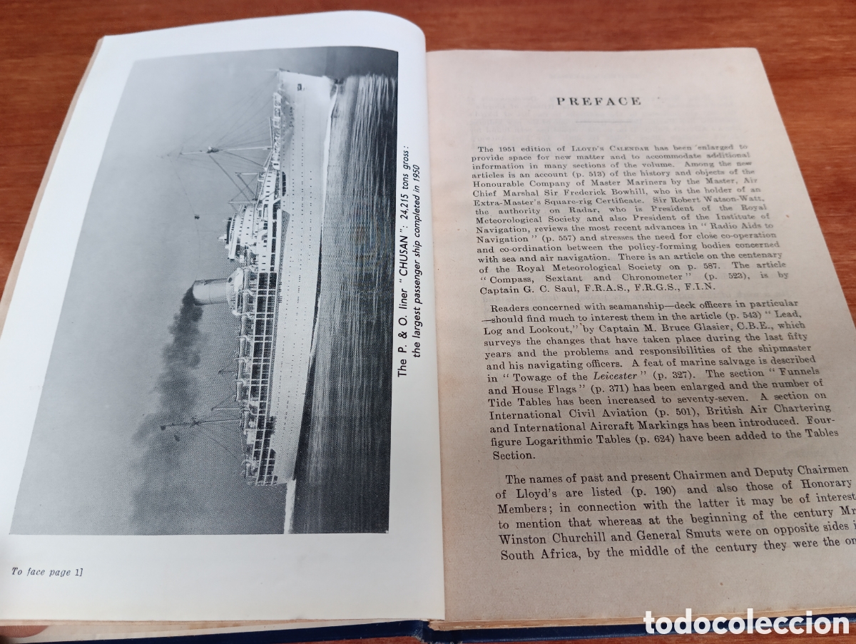 Antig&uuml;edades: LLOYDS CALENDAR 1951. - Foto 4