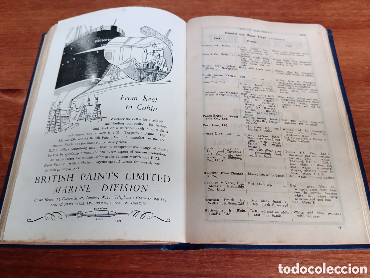 Antig&uuml;edades: LLOYDS CALENDAR 1951. - Foto 9