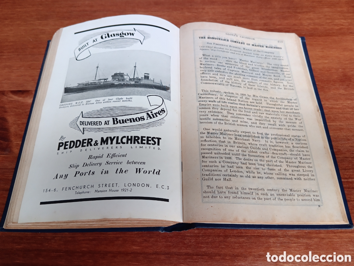Antig&uuml;edades: LLOYDS CALENDAR 1951. - Foto 10