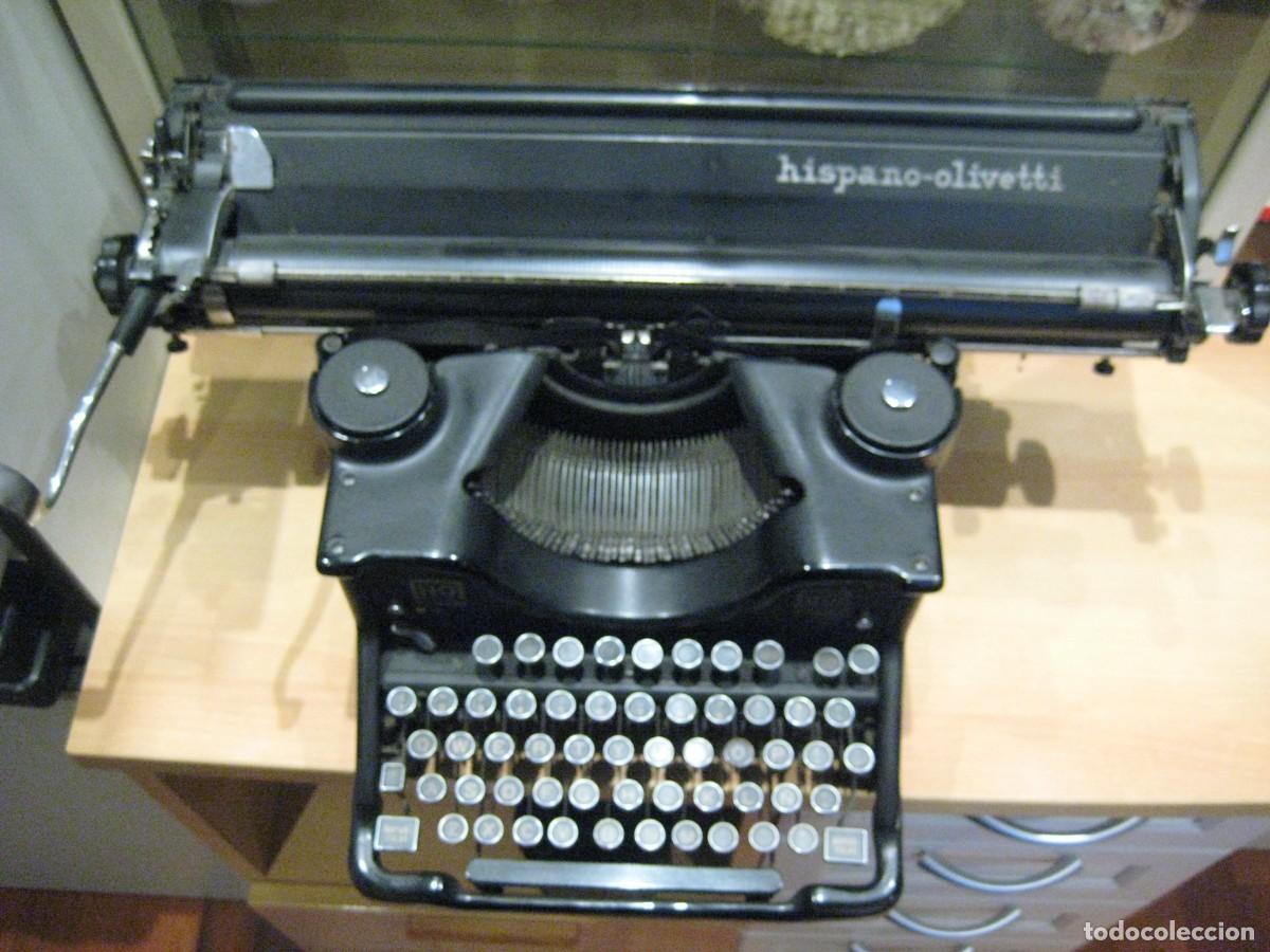Antig&uuml;edades: Maquina de escribir Hispano Olivetti m-40 - Foto 4