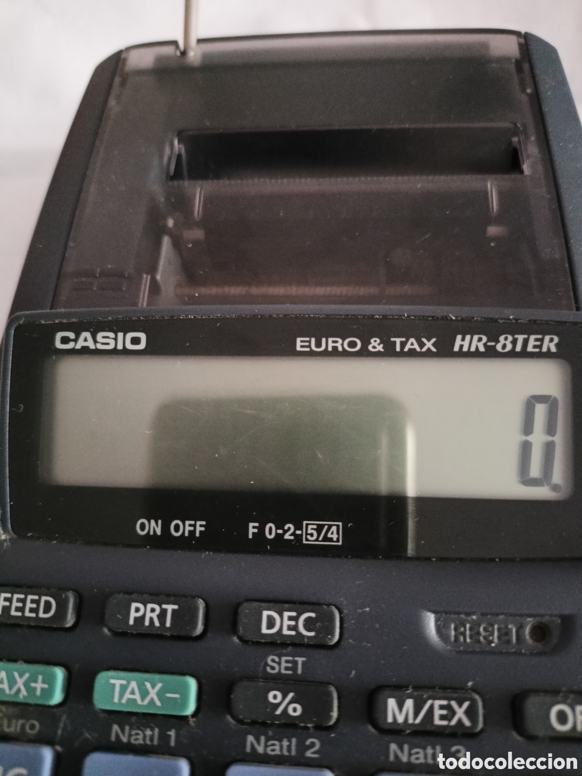 Antig&uuml;edades: Calculadora Casio HR-8TER. - Foto 2
