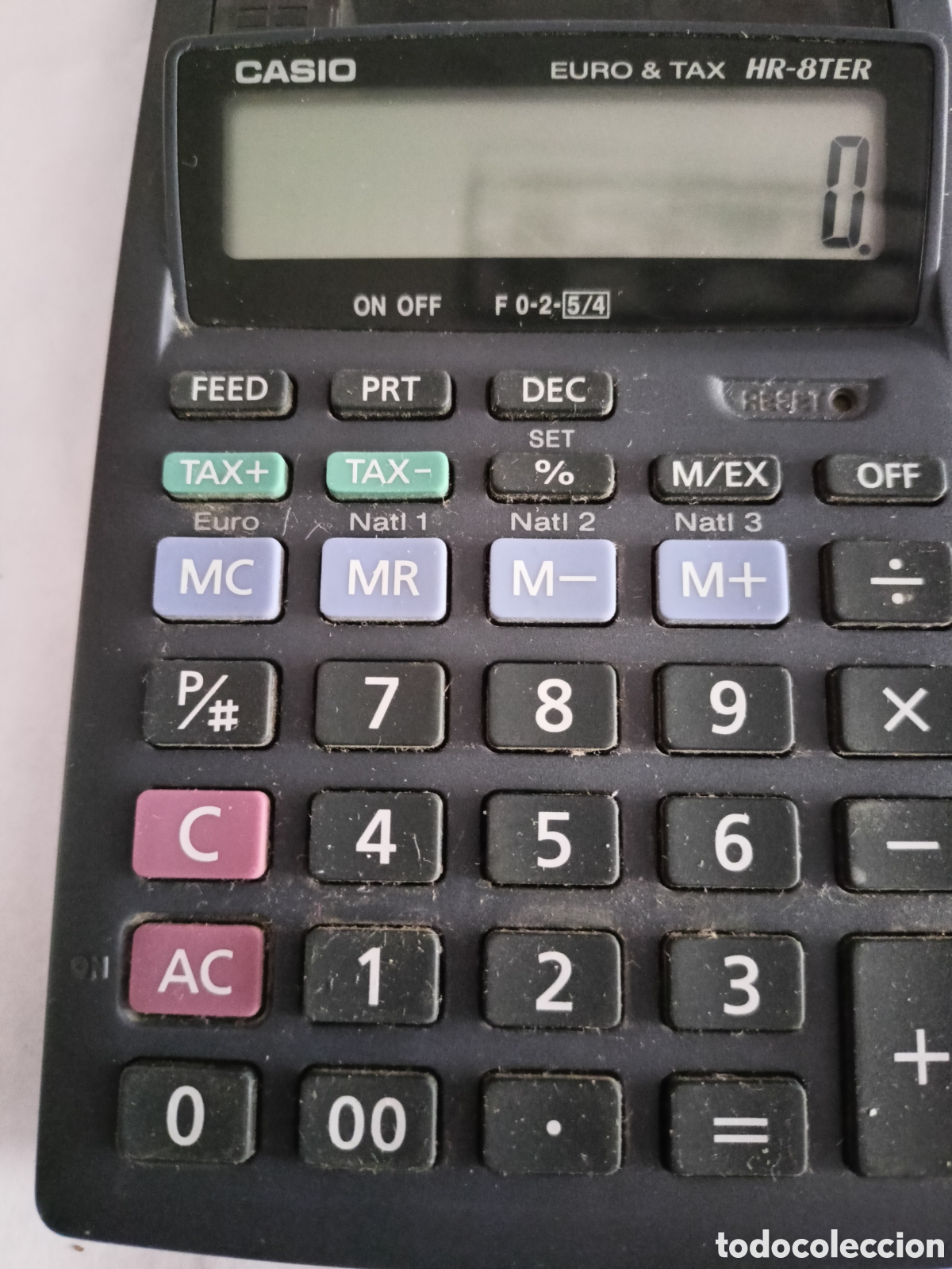 Antig&uuml;edades: Calculadora Casio HR-8TER. - Foto 4