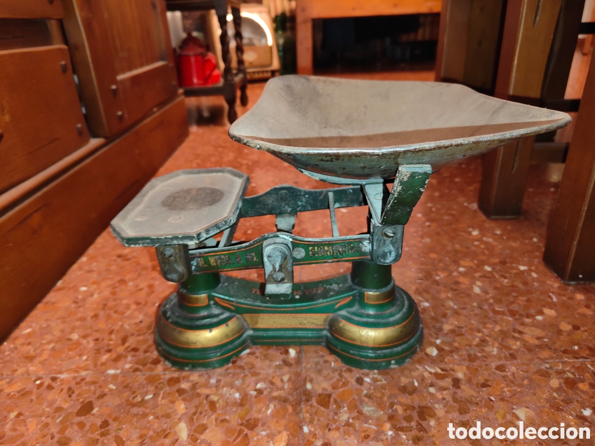 Antig&uuml;edades: BASCULA O PESO ANTIGUO - Foto 4