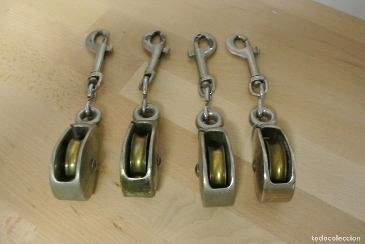 Antig&uuml;edades: POLEAS O GARRUCHAS METALICAS - Foto 2
