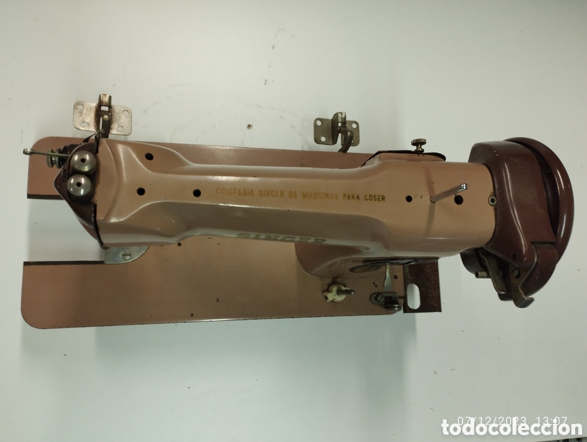 Antig&uuml;edades: Maquina de coser singer - Foto 4