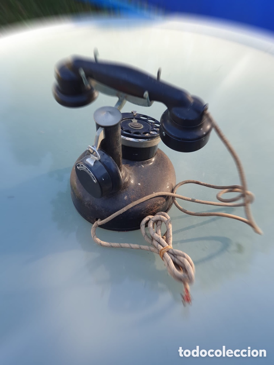 Tel&eacute;fonos: Tel&eacute;fono antiguo franc&eacute;s - Foto 4