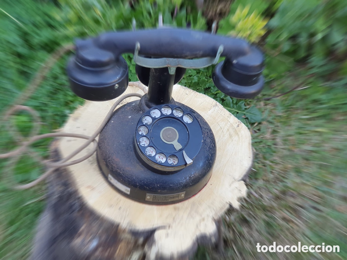 Tel&eacute;fonos: Tel&eacute;fono antiguo franc&eacute;s - Foto 9