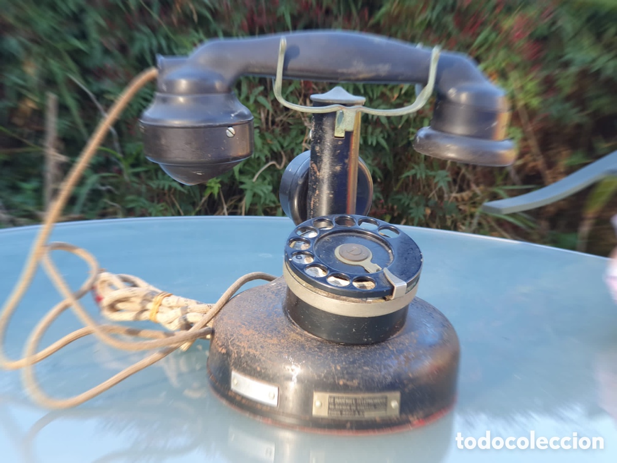 Tel&eacute;fonos: Tel&eacute;fono antiguo franc&eacute;s - Foto 15