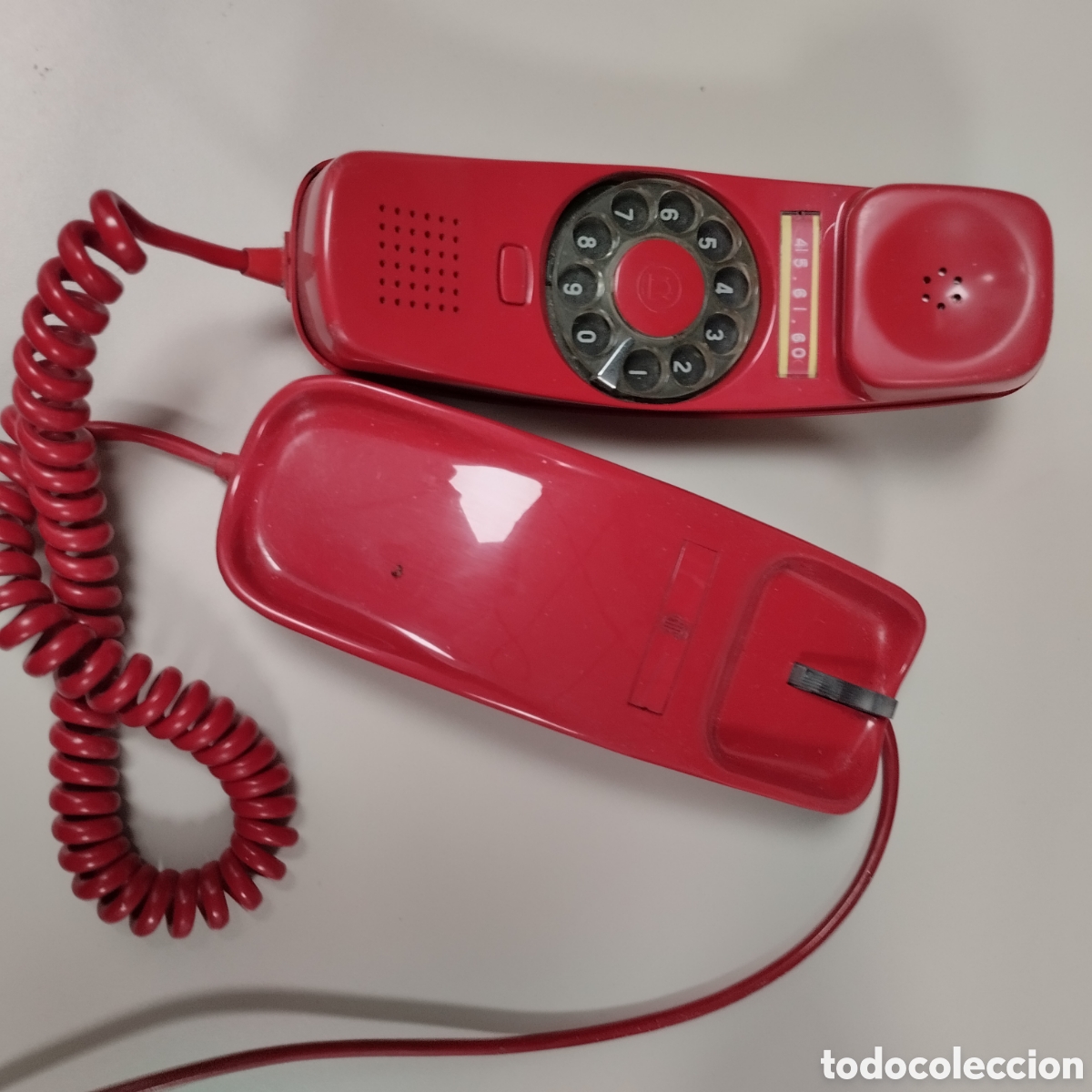 Tel&eacute;fonos: Tel&eacute;fono rojo g&oacute;ndola citesa. Sin probar. - Foto 2