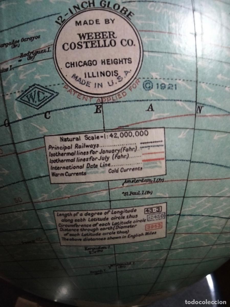 Antig&uuml;edades: Globo terraqueo 12-Inch Globe - Foto 6