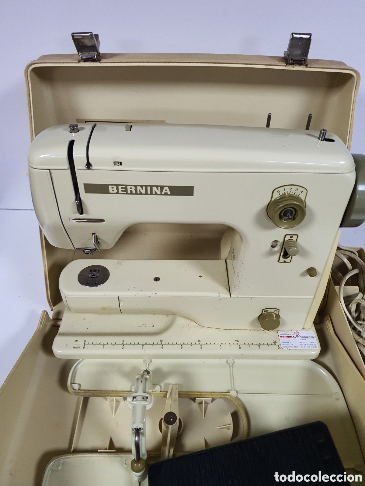 Antig&uuml;edades: Maquina de coser bernina - Foto 4
