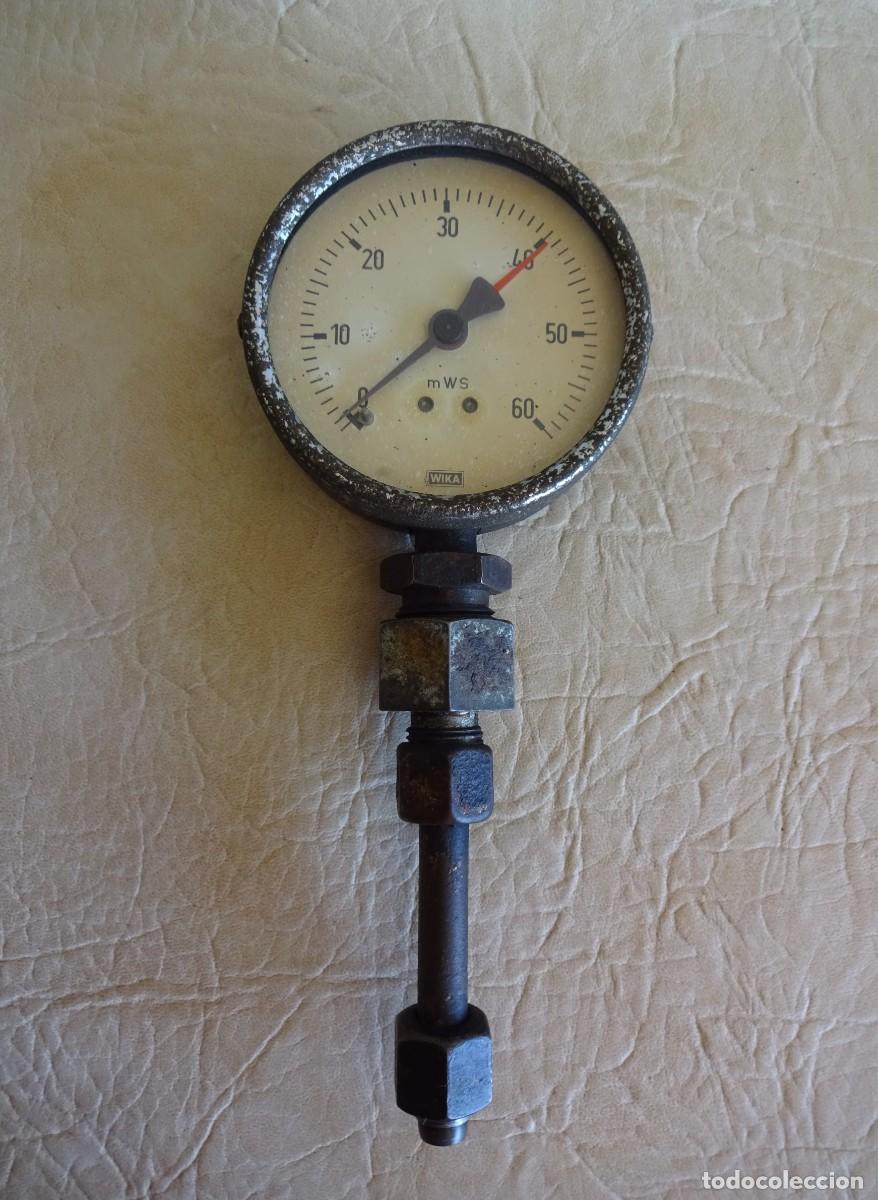 Antig&uuml;edades: antiguo manometro wika 8 cm diametro - Foto 1