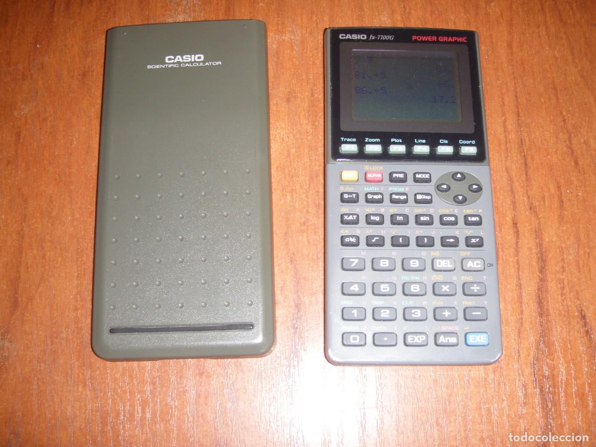 Antig&uuml;edades: CALCULADORA CASIO FX7700G FX-7700G FUNCIONANDO - Foto 1
