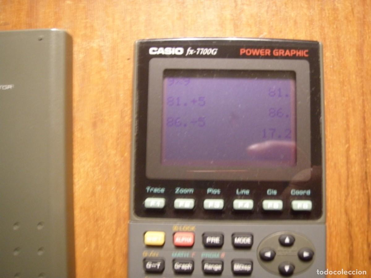 Antig&uuml;edades: CALCULADORA CASIO FX7700G FX-7700G FUNCIONANDO - Foto 3