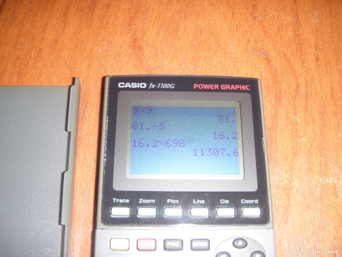 Antig&uuml;edades: CALCULADORA CASIO FX7700G FX-7700G FUNCIONANDO - Foto 6