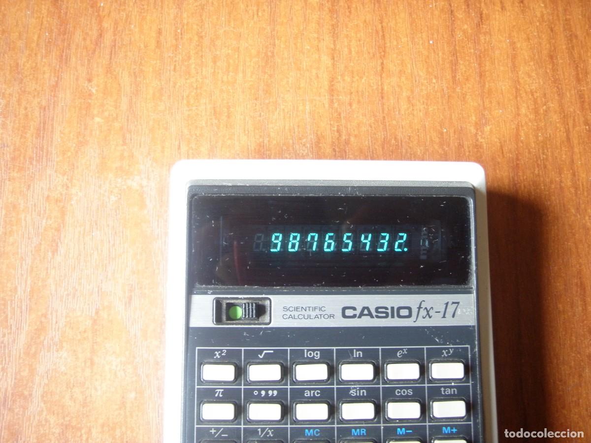 Antig&uuml;edades: CALCULADORA CASIO FX17 FX-17 FUNCIONANDO - Foto 4