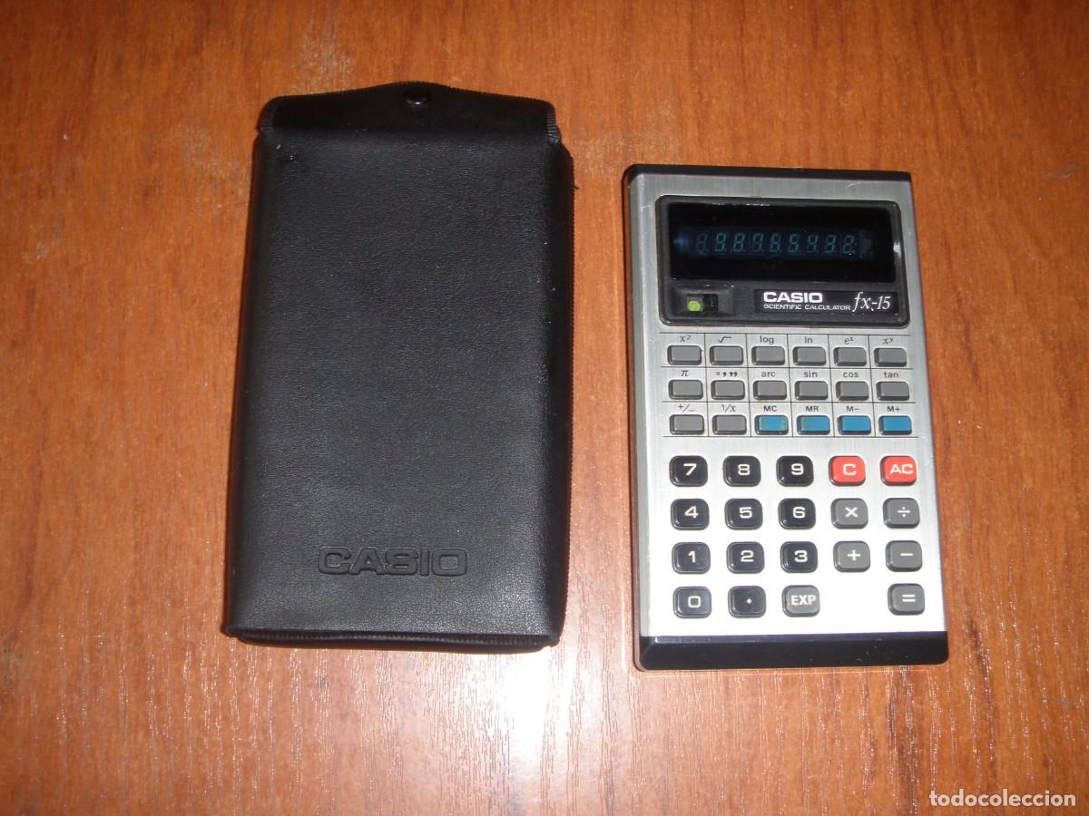 Antig&uuml;edades: CALCULADORA CASIO FX15 FX-15 CON FUNDA FUNCIONANDO - Foto 1