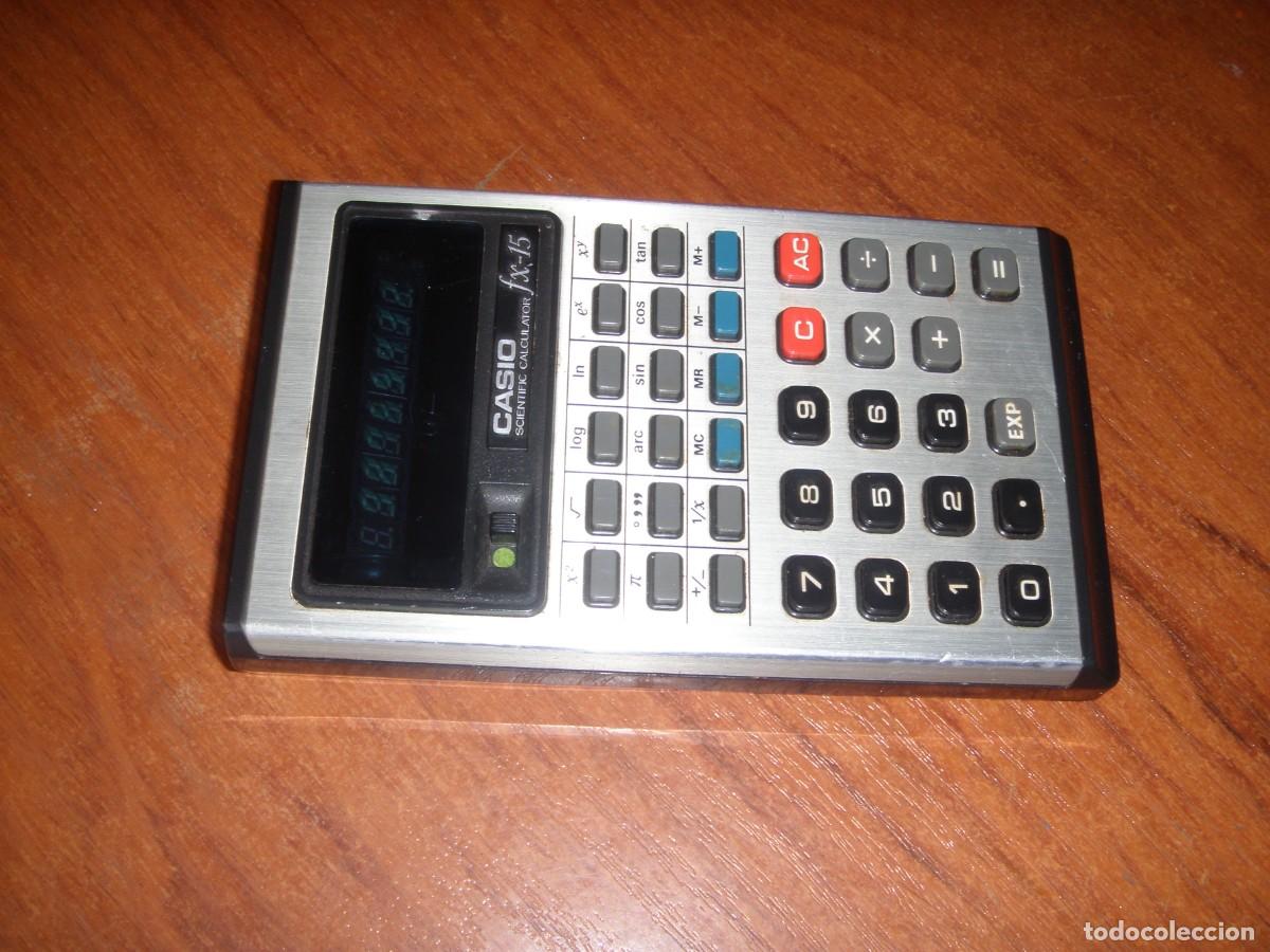 Antig&uuml;edades: CALCULADORA CASIO FX15 FX-15 CON FUNDA FUNCIONANDO - Foto 2
