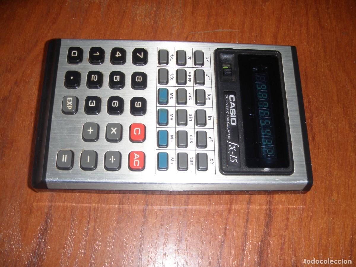 Antig&uuml;edades: CALCULADORA CASIO FX15 FX-15 CON FUNDA FUNCIONANDO - Foto 3