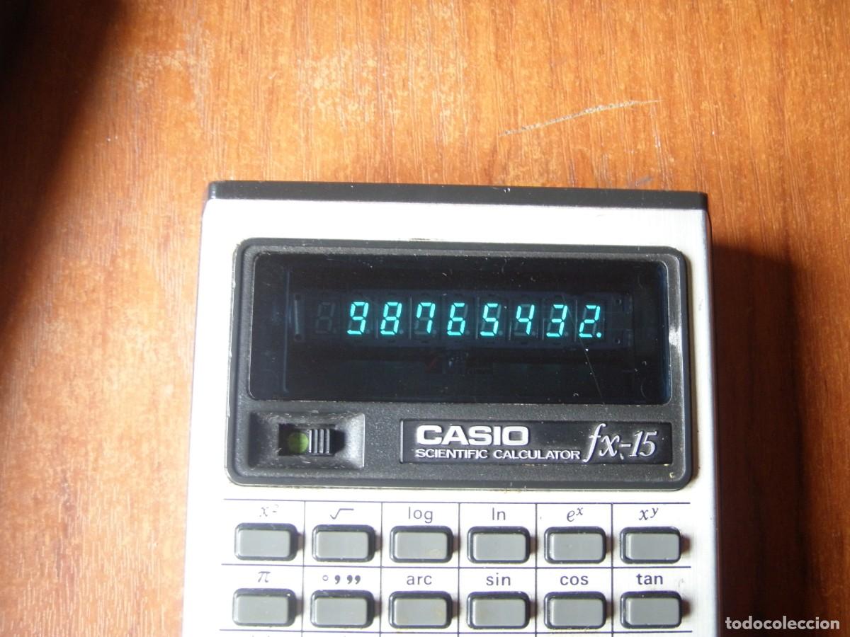 Antig&uuml;edades: CALCULADORA CASIO FX15 FX-15 CON FUNDA FUNCIONANDO - Foto 5